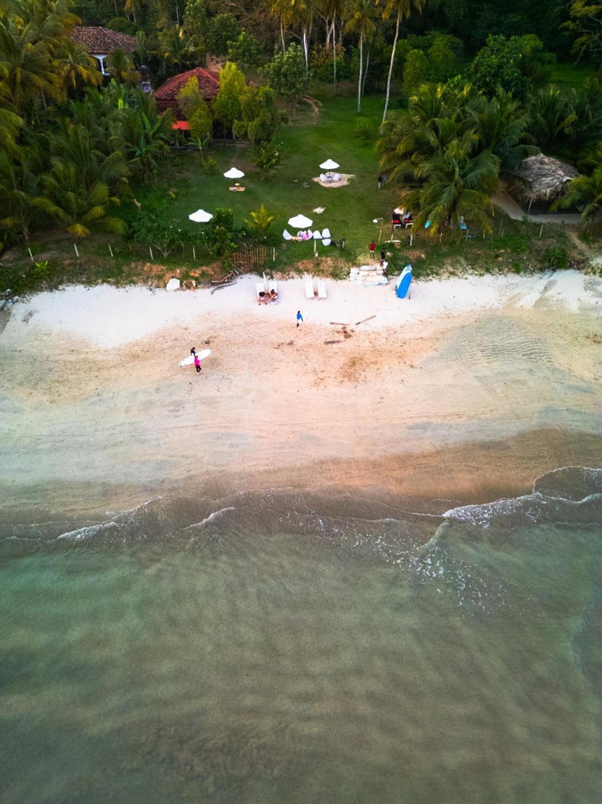 Calma - Surf, Yoga & Coffee On A Private Beach Dikwella Esterno foto